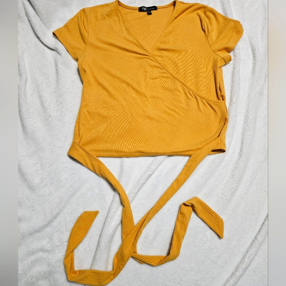 Mustard Yello YMI Short Sleeve Top